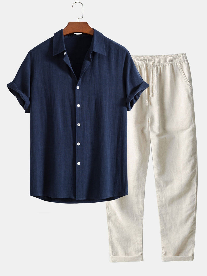 Sergio™ - Shirt and Pants Linen Set