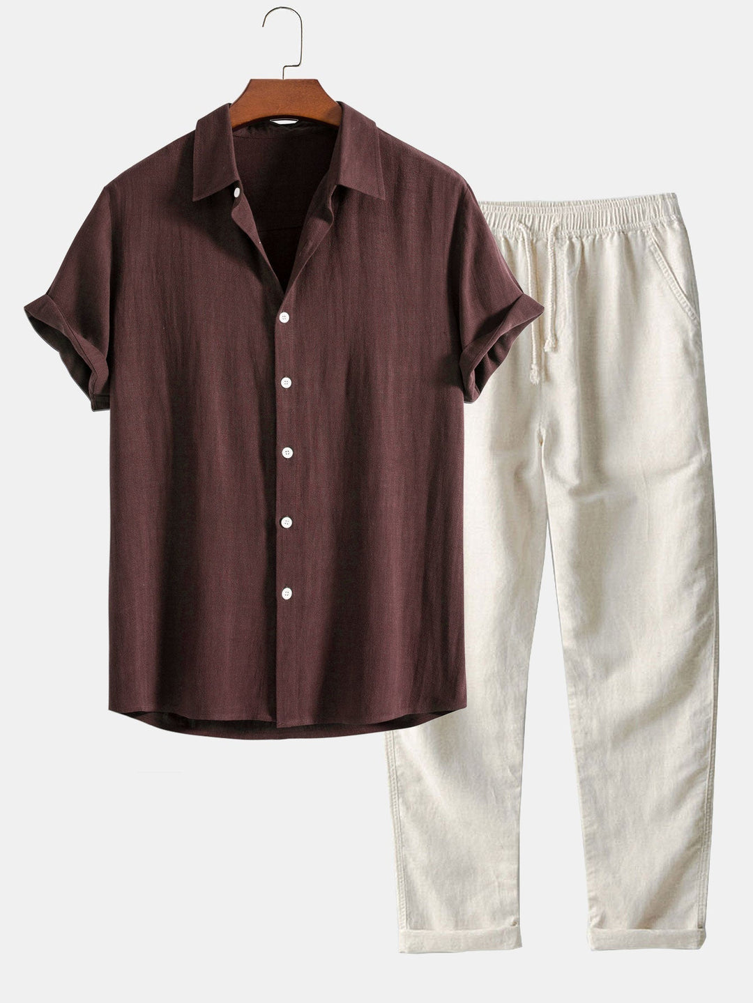 Sergio™ - Shirt and Pants Linen Set