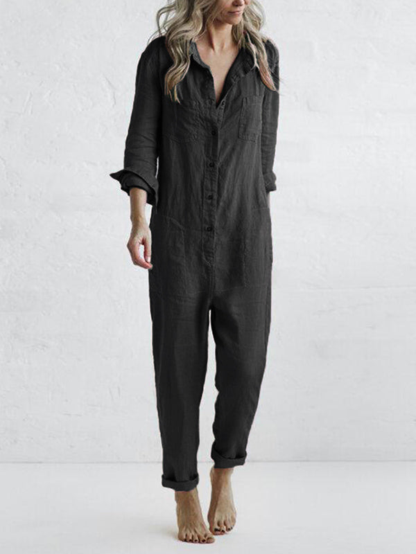 Jamaika™ Casual Long Sleeve Jumpsuit