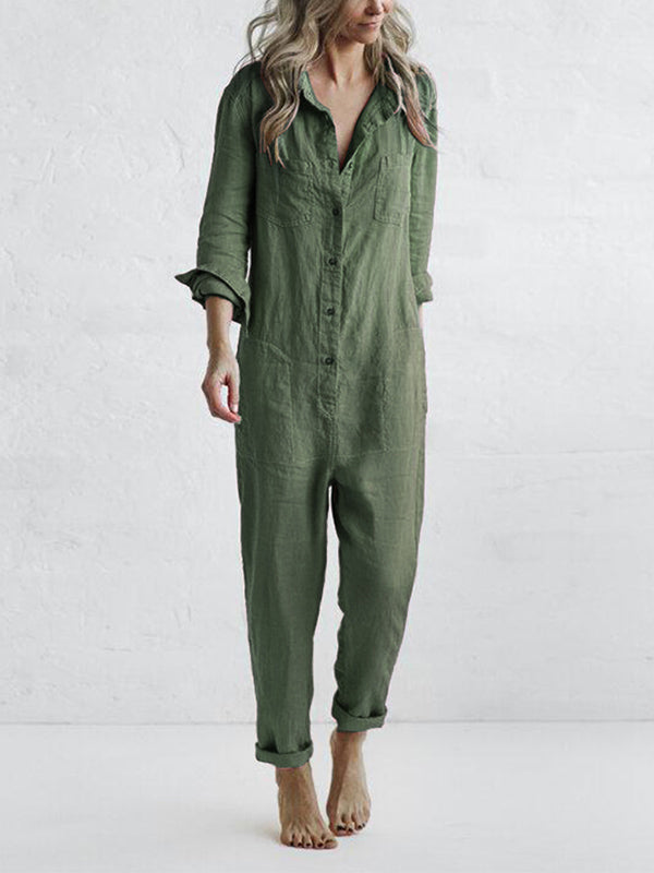 Jamaika™ Casual Long Sleeve Jumpsuit