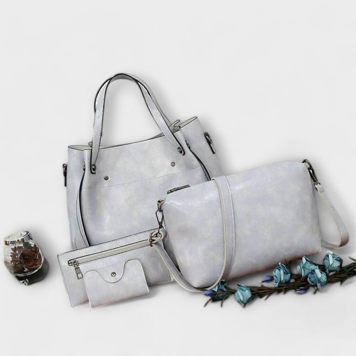 Flair. - 4-Piece Vintage Bag Set
