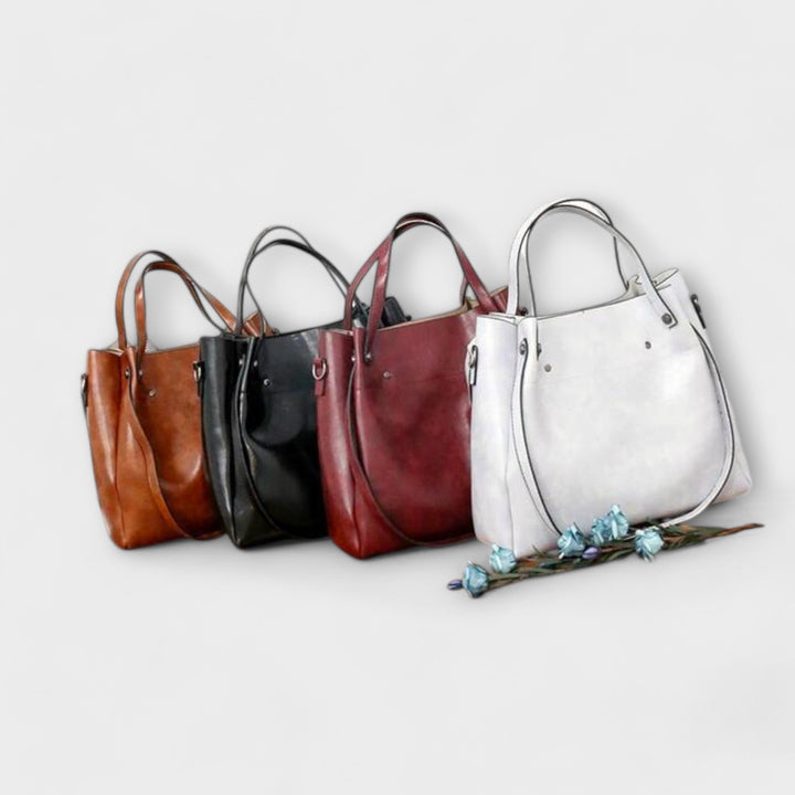 Flair. - 4-Piece Vintage Bag Set