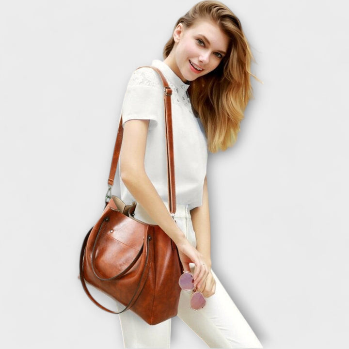 Flair. - 4-Piece Vintage Bag Set