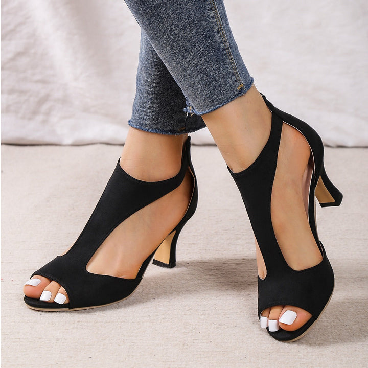 Jane™ Comfortable Leather Heels