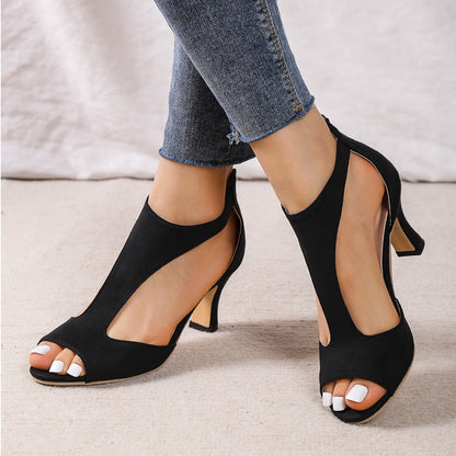 Florentien™ - Comfy leather high heels