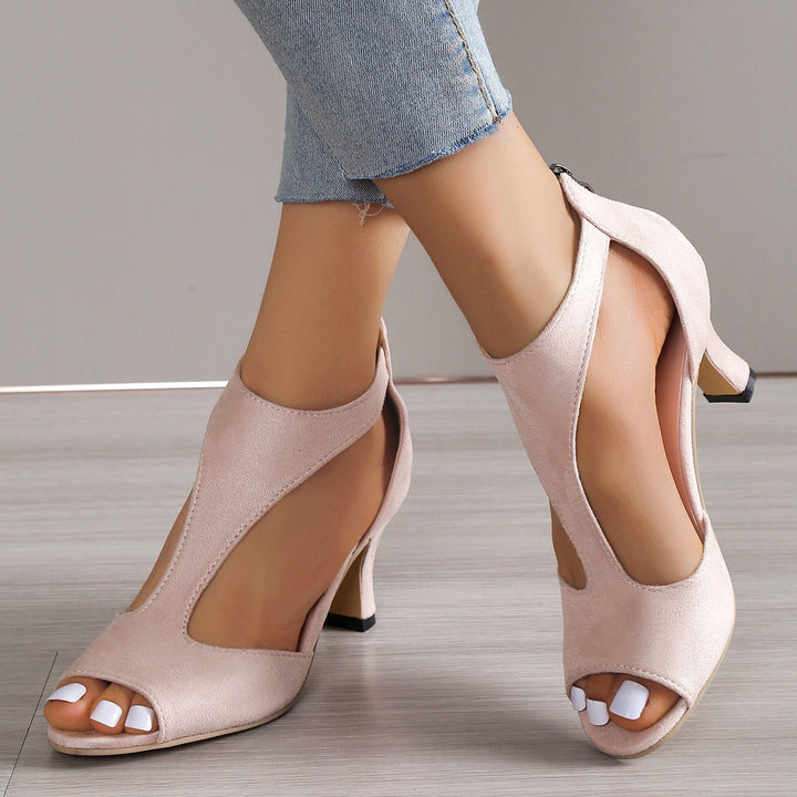 Jane™ Comfortable Leather Heels