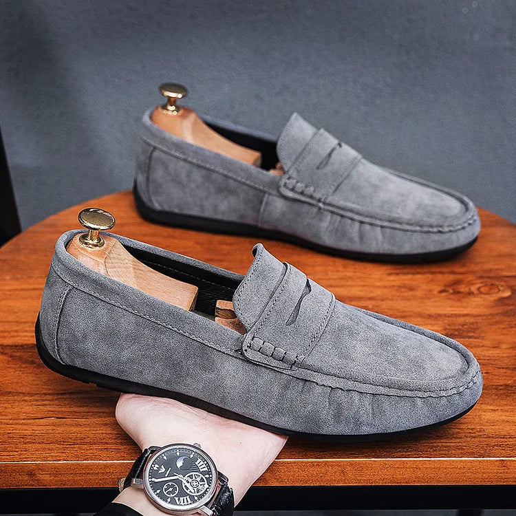 Fabian™ - Men's casual shoes in suede