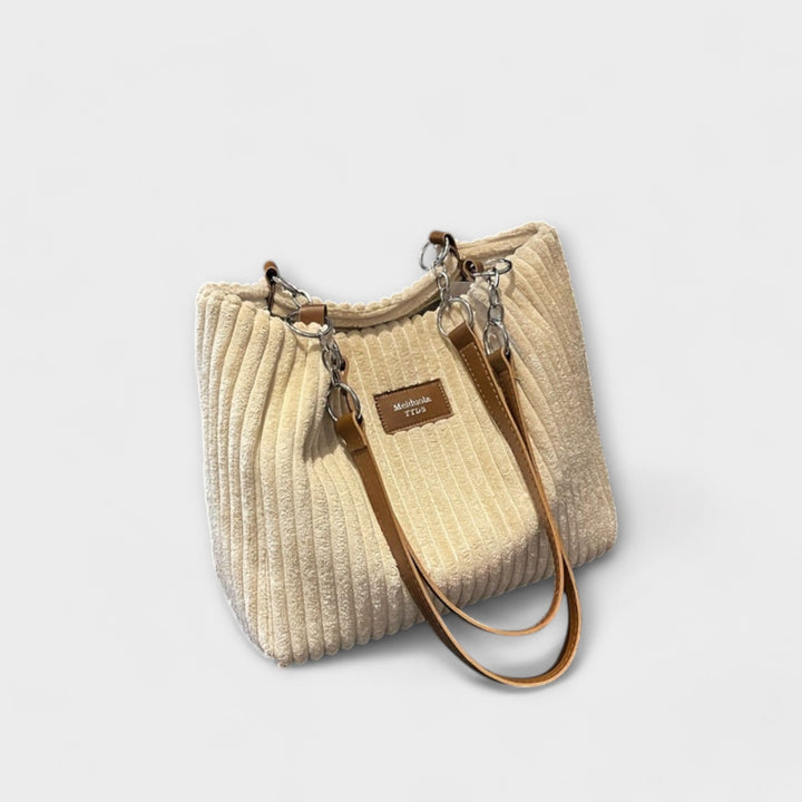 Flair. - Soft Cord Shoulder Bag