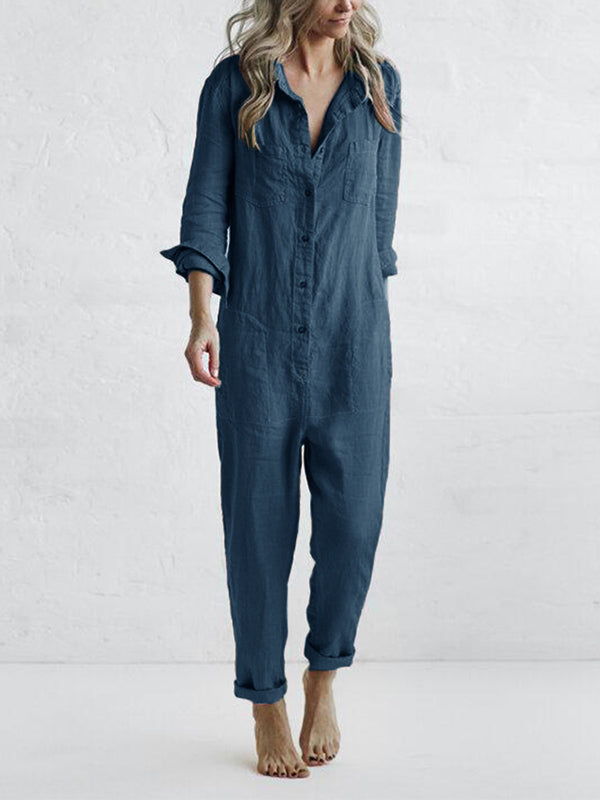 Jamaika™ Casual Long Sleeve Jumpsuit