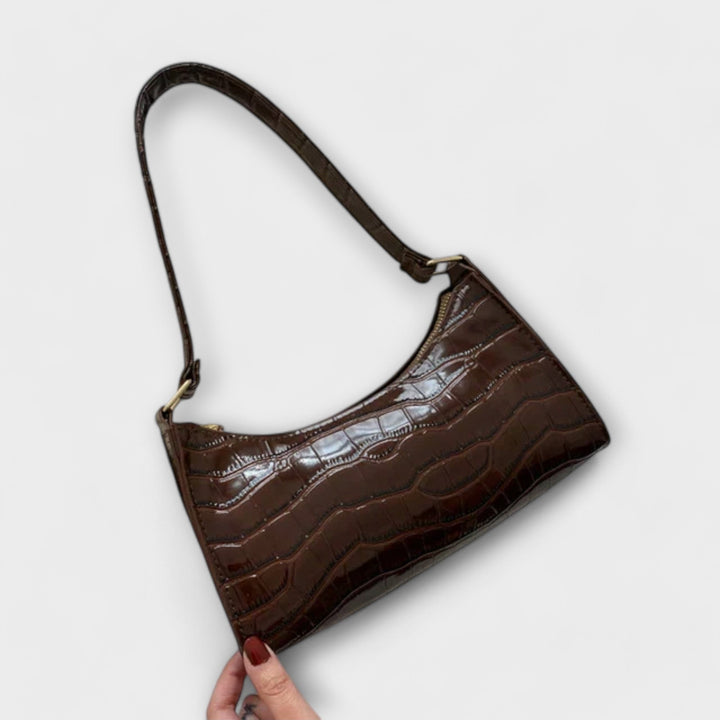Flair. Shiny Leather Bag