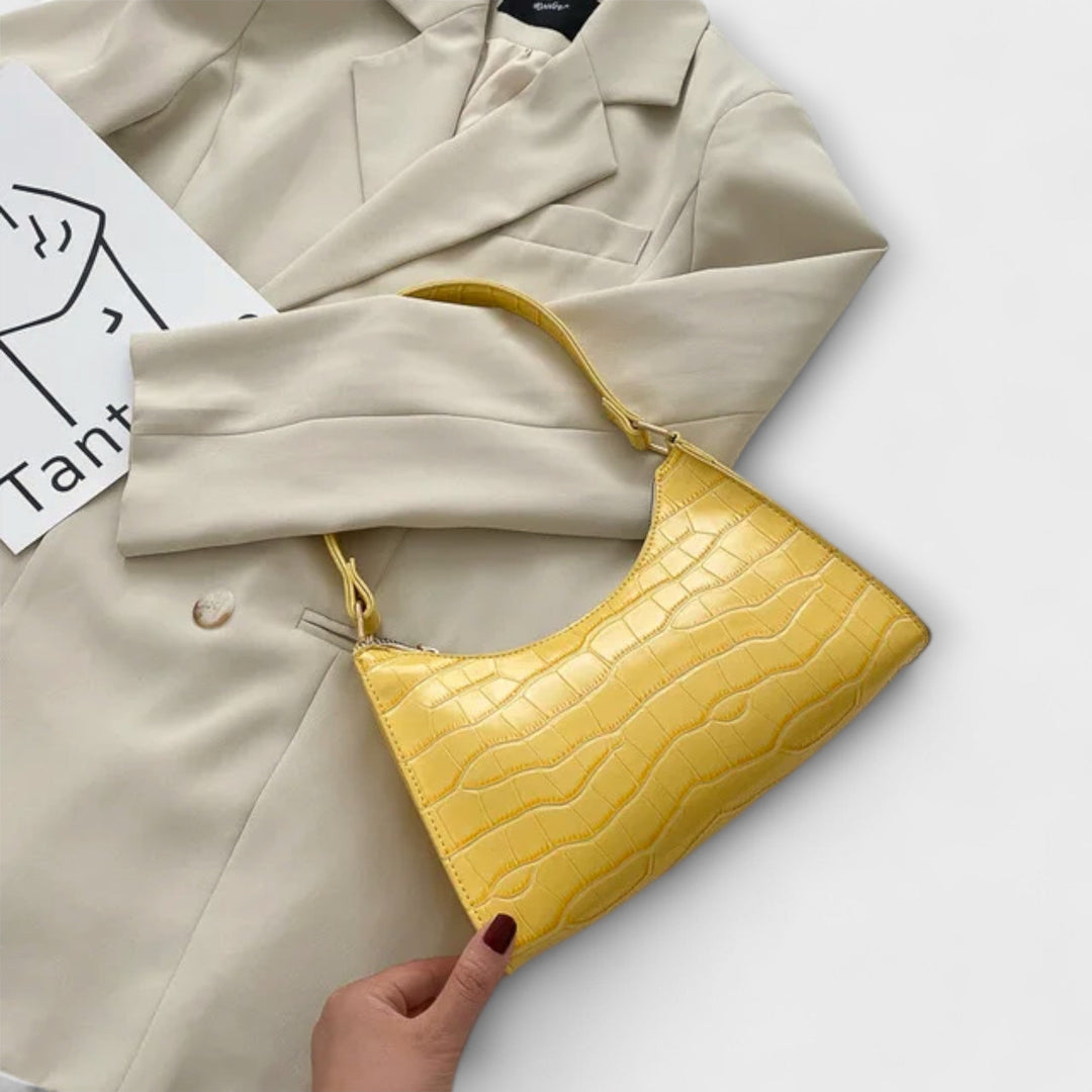 Flair. Shiny Leather Bag