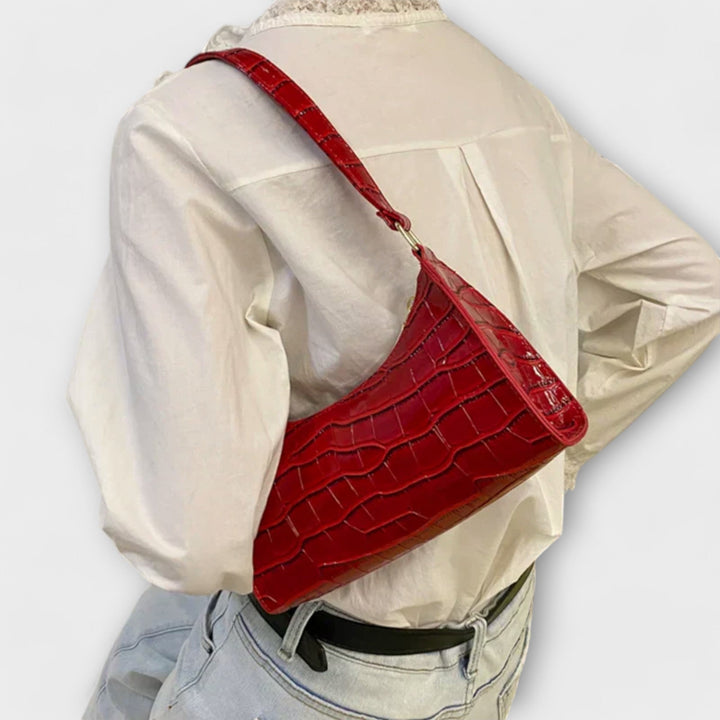 Flair. Shiny Leather Bag