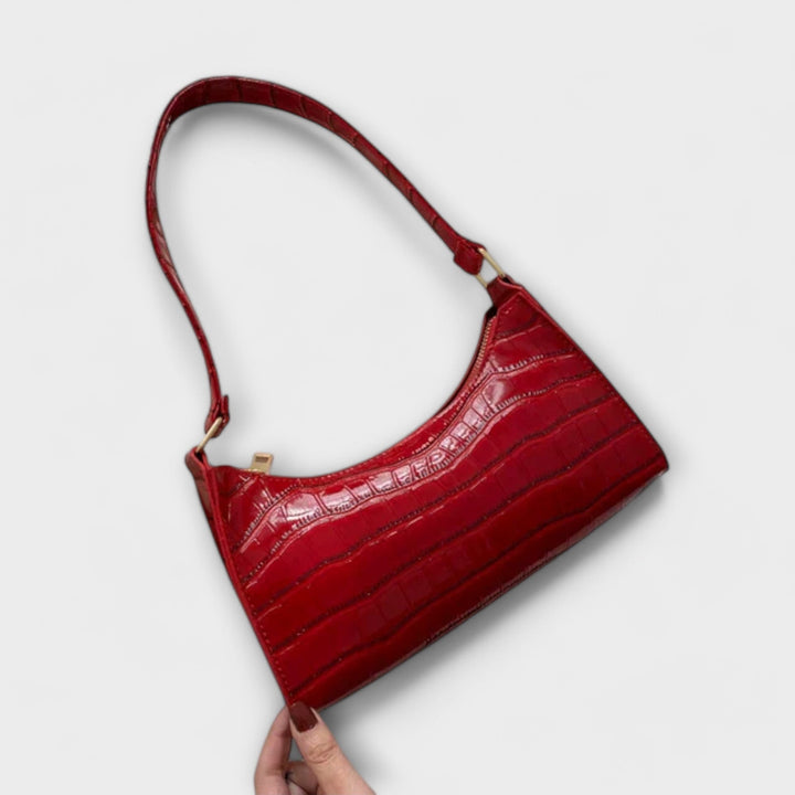 Flair. Shiny Leather Bag