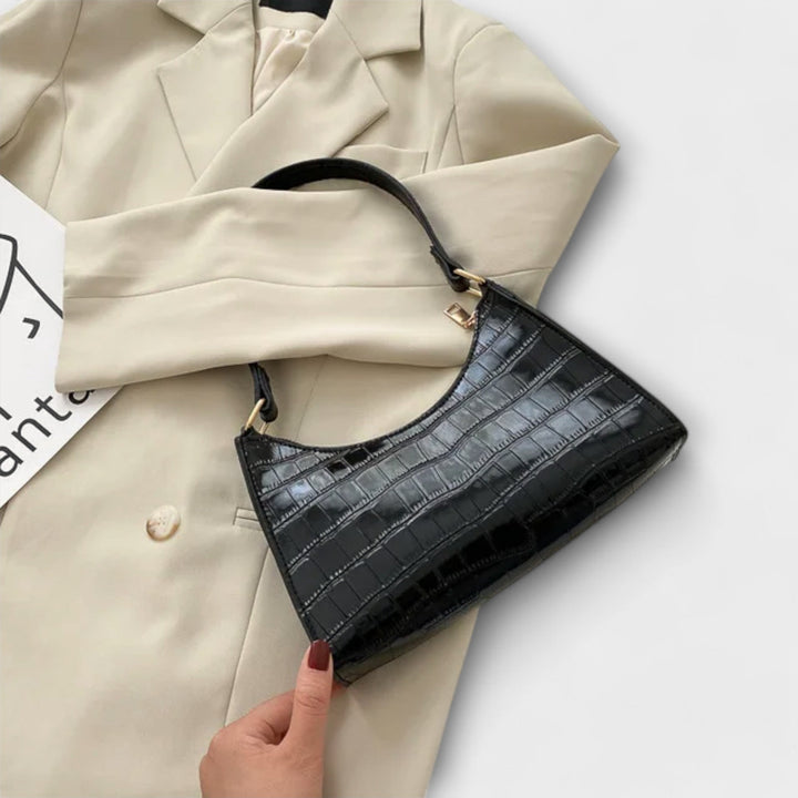 Flair. Shiny Leather Bag