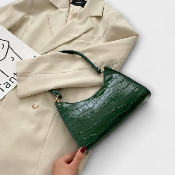 Flair. Shiny Leather Bag