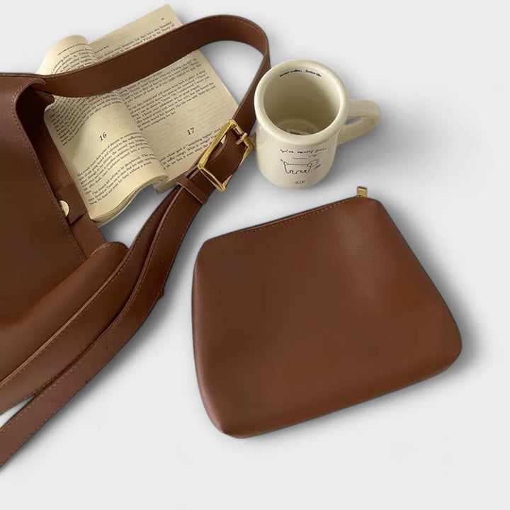 Flair. – Elegant Leather Shoulder Bag