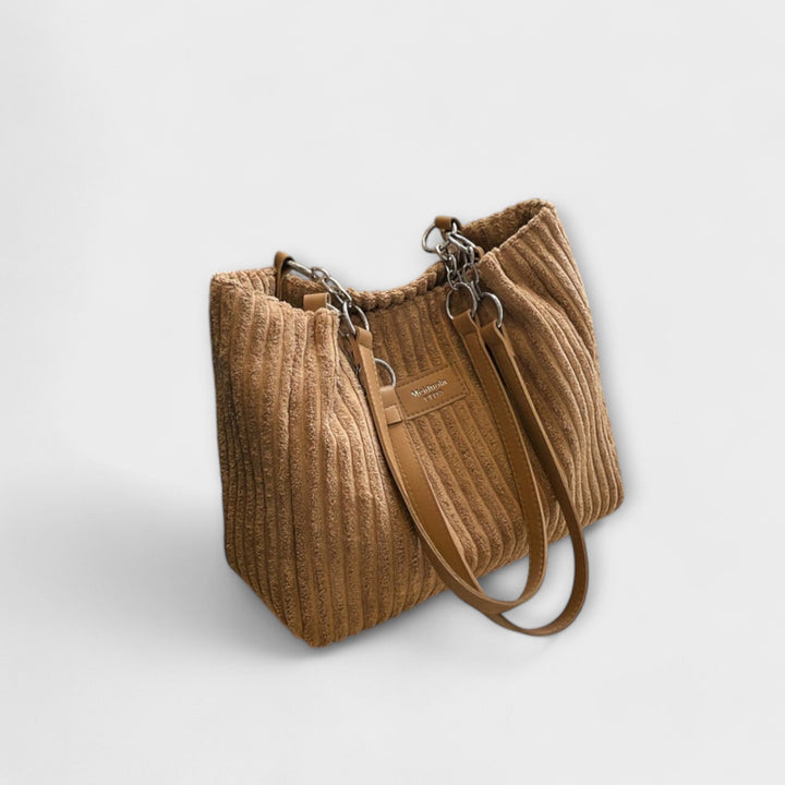 Flair. - Soft Cord Shoulder Bag