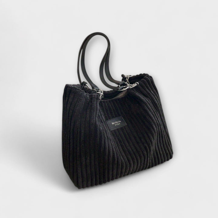 Flair. - Soft Cord Shoulder Bag